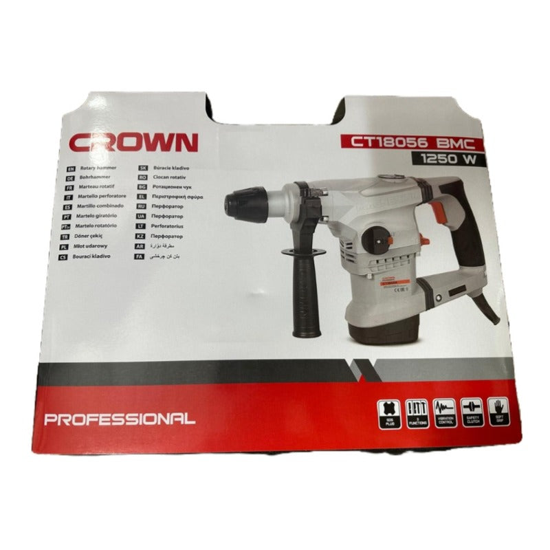 B3-Marteau Perforateur 1250W 32mm CT18056 – CROWN