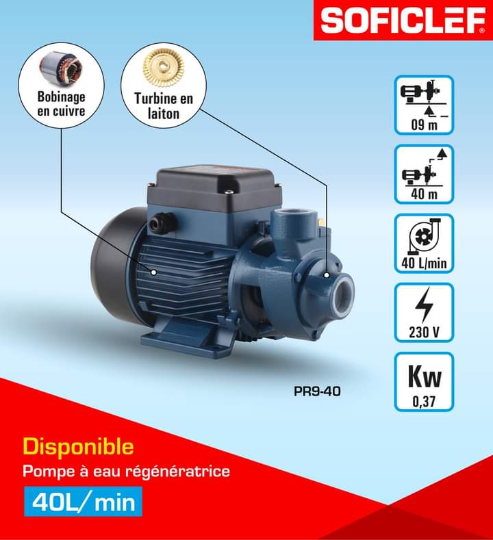 B7-Pompe à Eau SOFICLEF