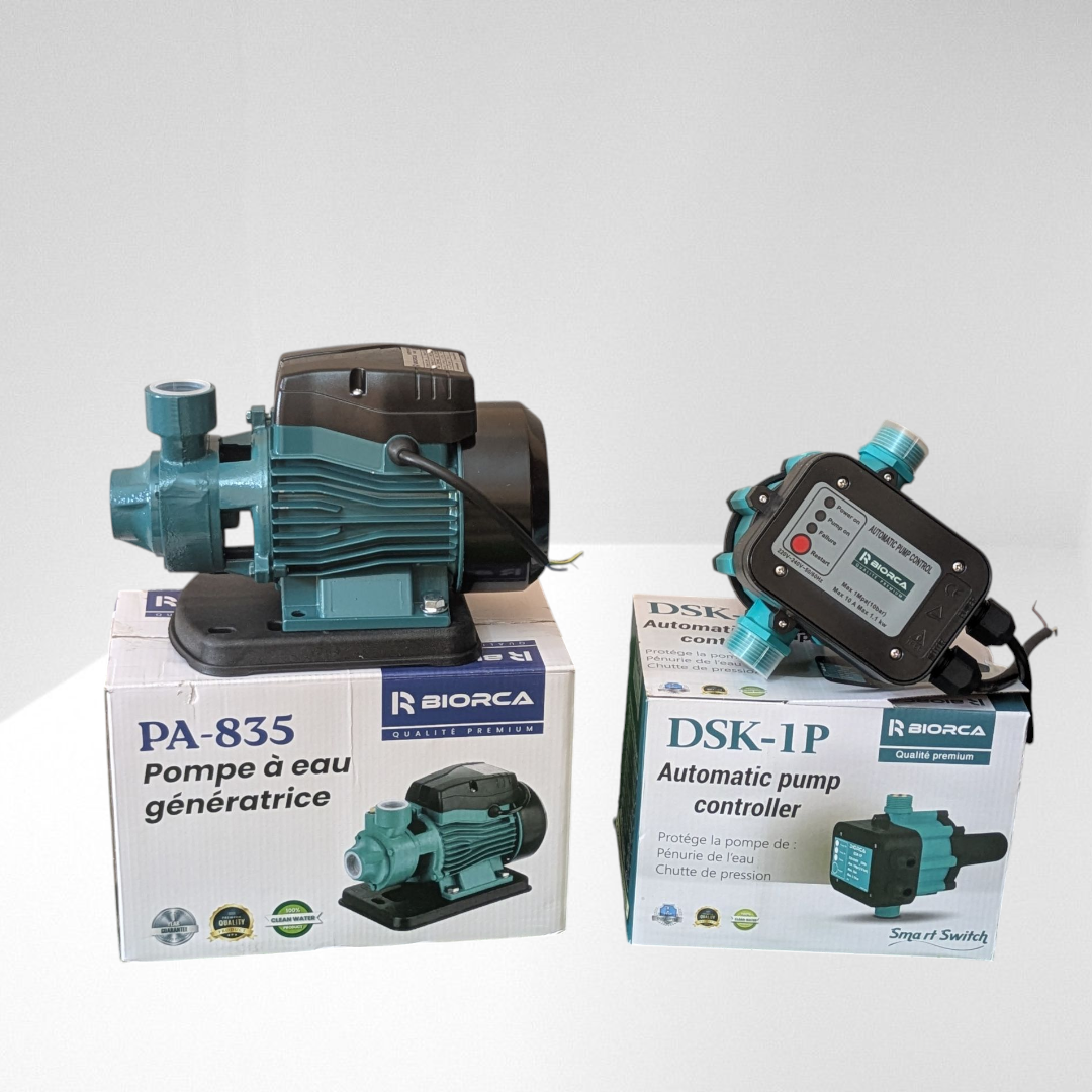 pack pompe a eau BIORCA + cerveau BIORCA