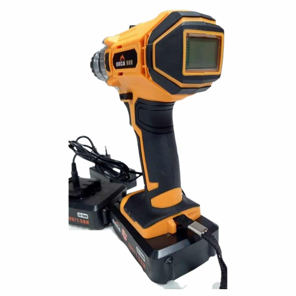 A9-Visseuse Double Batterie 18V Lithium-ion Orca CD318