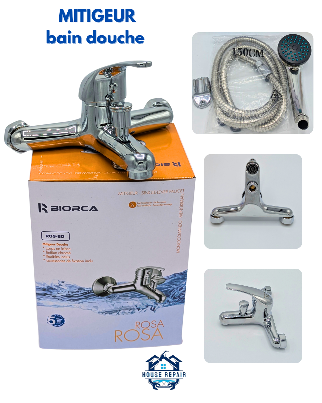 pack 3 mitigeur BIORCA