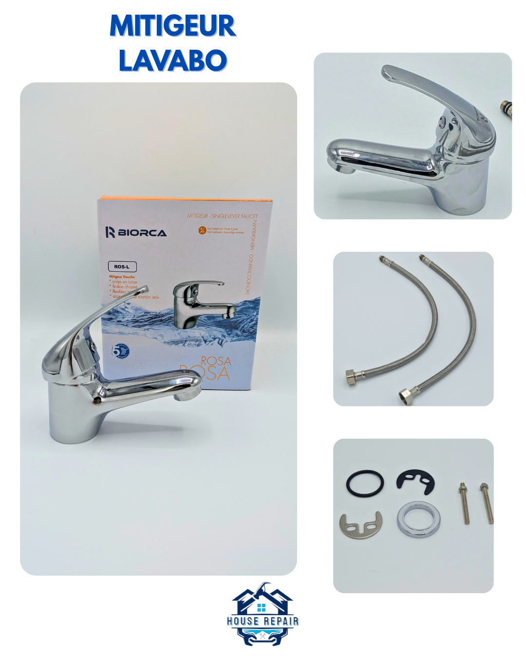 pack 3 mitigeur BIORCA