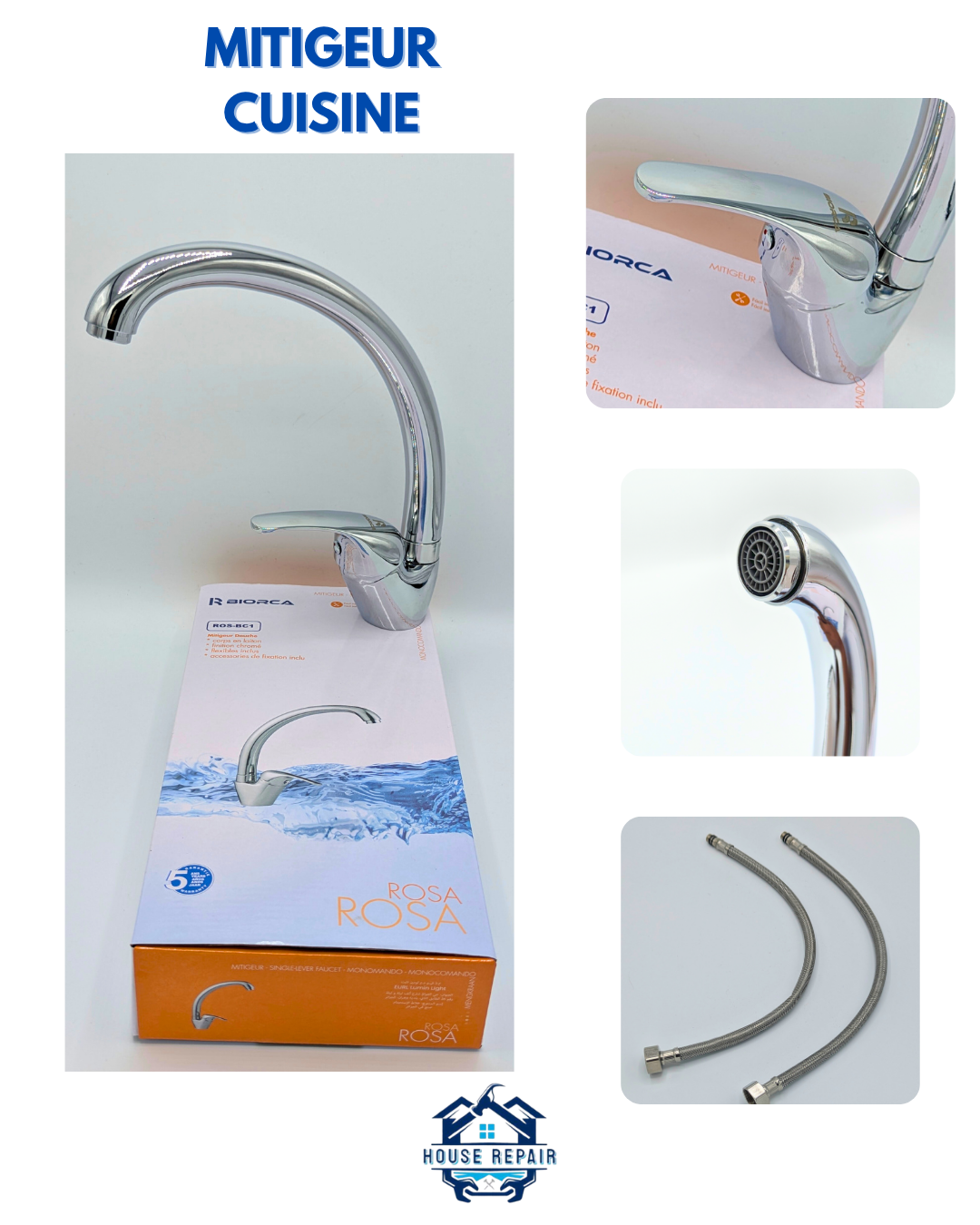 pack 3 mitigeur BIORCA